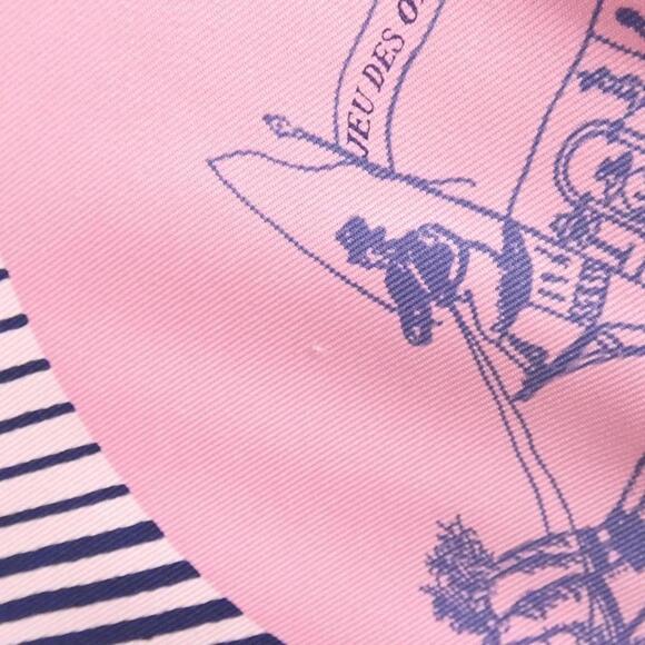 HERMES Blue Scarf - Picture 3 of 4